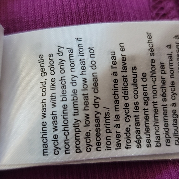 Calvin Klein Block Monogram Logo Sweatshirt in Fuschia Pink Size Medium - Picture 9 of 9